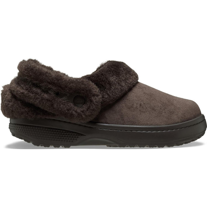 Unfurgettable Vegan Suede Clog Espresso