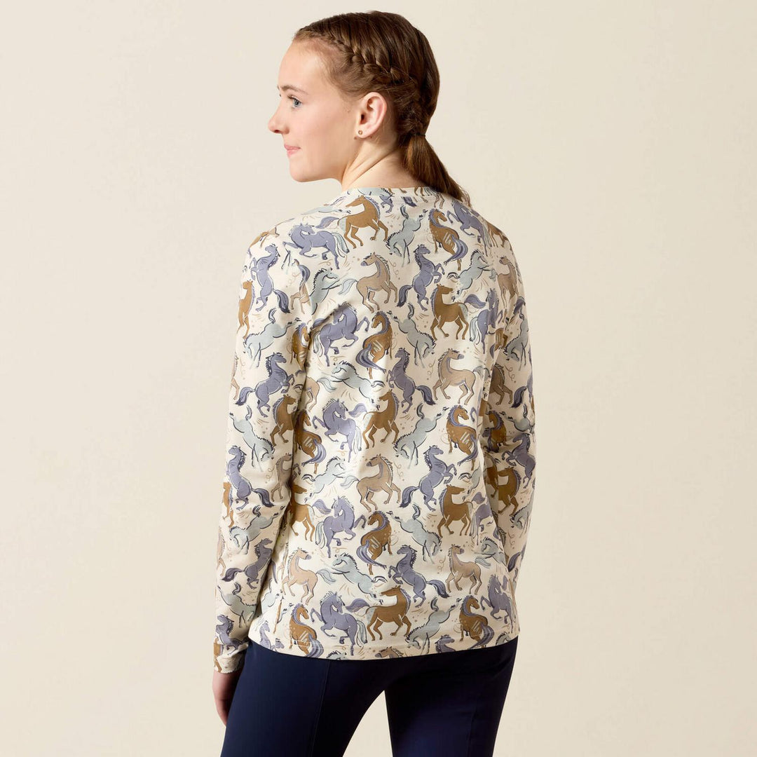 Ariat Youth Horsin Around Long Sleeve T-Shirt – view 2