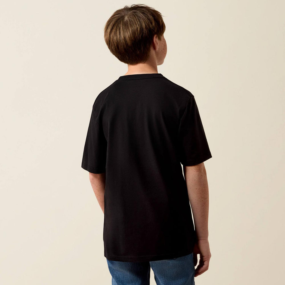Ariat Boys Ariat Cowboy Way Up Short Sleeve T-Shirt – view 2