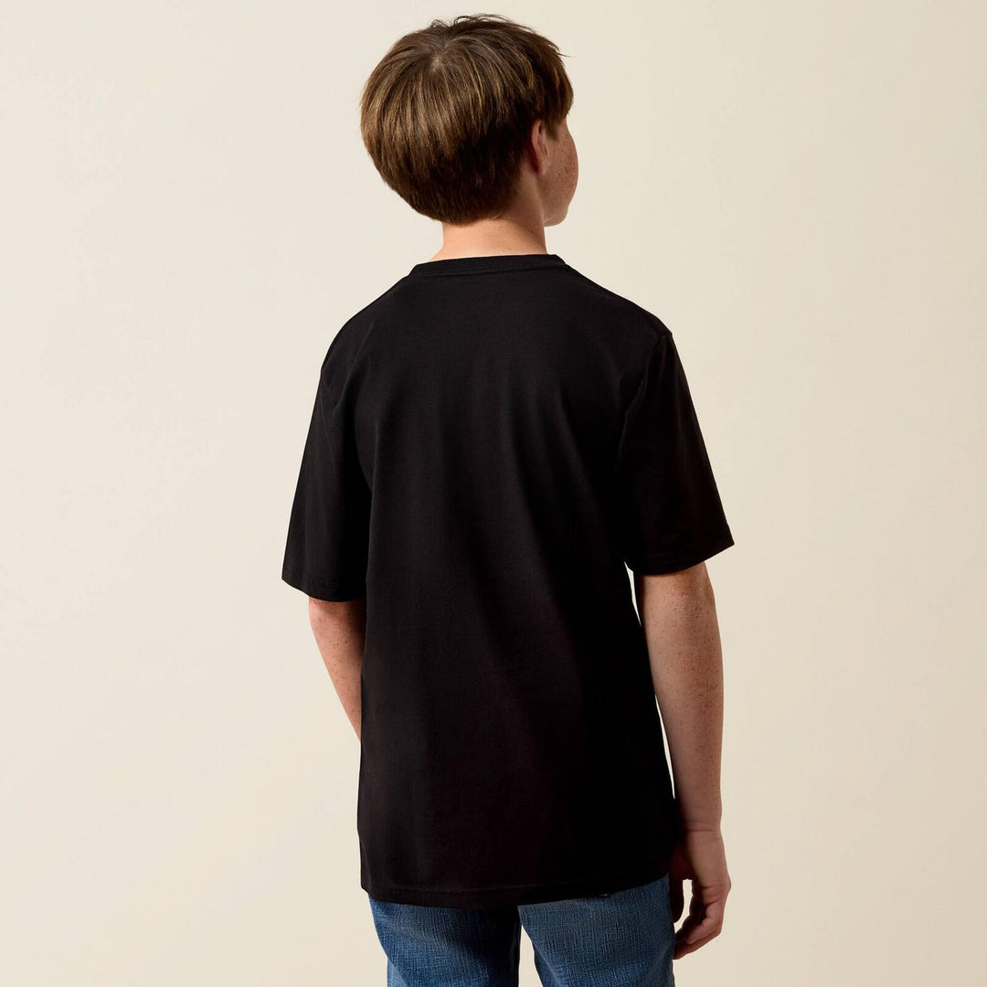 Ariat Boys Ariat Cowboy Way Up Short Sleeve T-Shirt – view 2