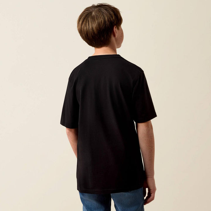 Ariat Boys Ariat Cowboy Way Up Short Sleeve T-Shirt – view 2