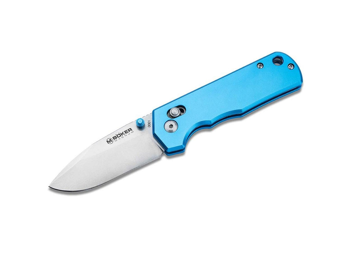 Böker Magnum Rockstub Blue Aluminium Folding Knife