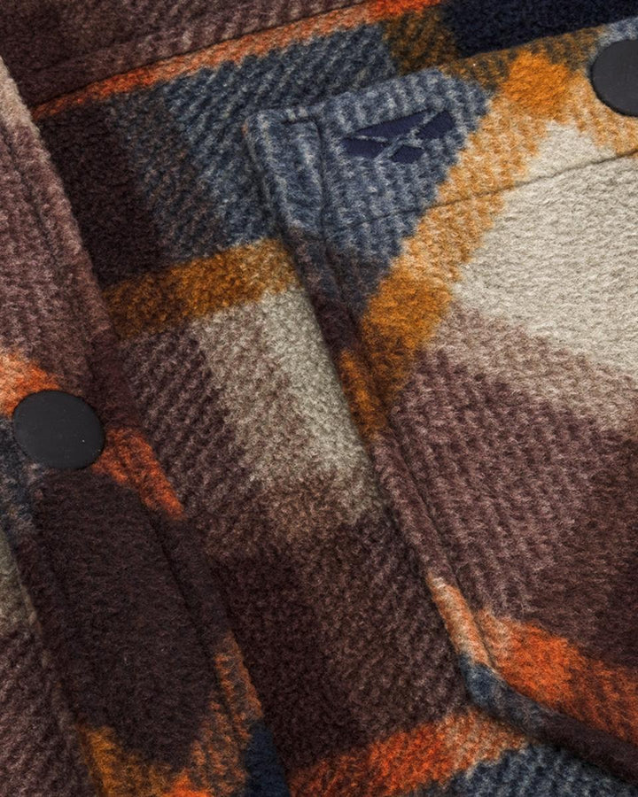 Hoggs of Fife Brucefield Fleece Shacket – view 3