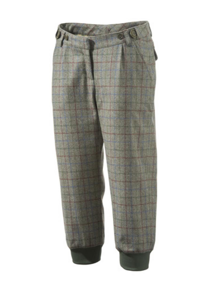 Beretta ST JAMES BREEKS W Green Plaid - <p>Adjustable belt with buttons and microsuede details</p>, <p>Side pockets</p>