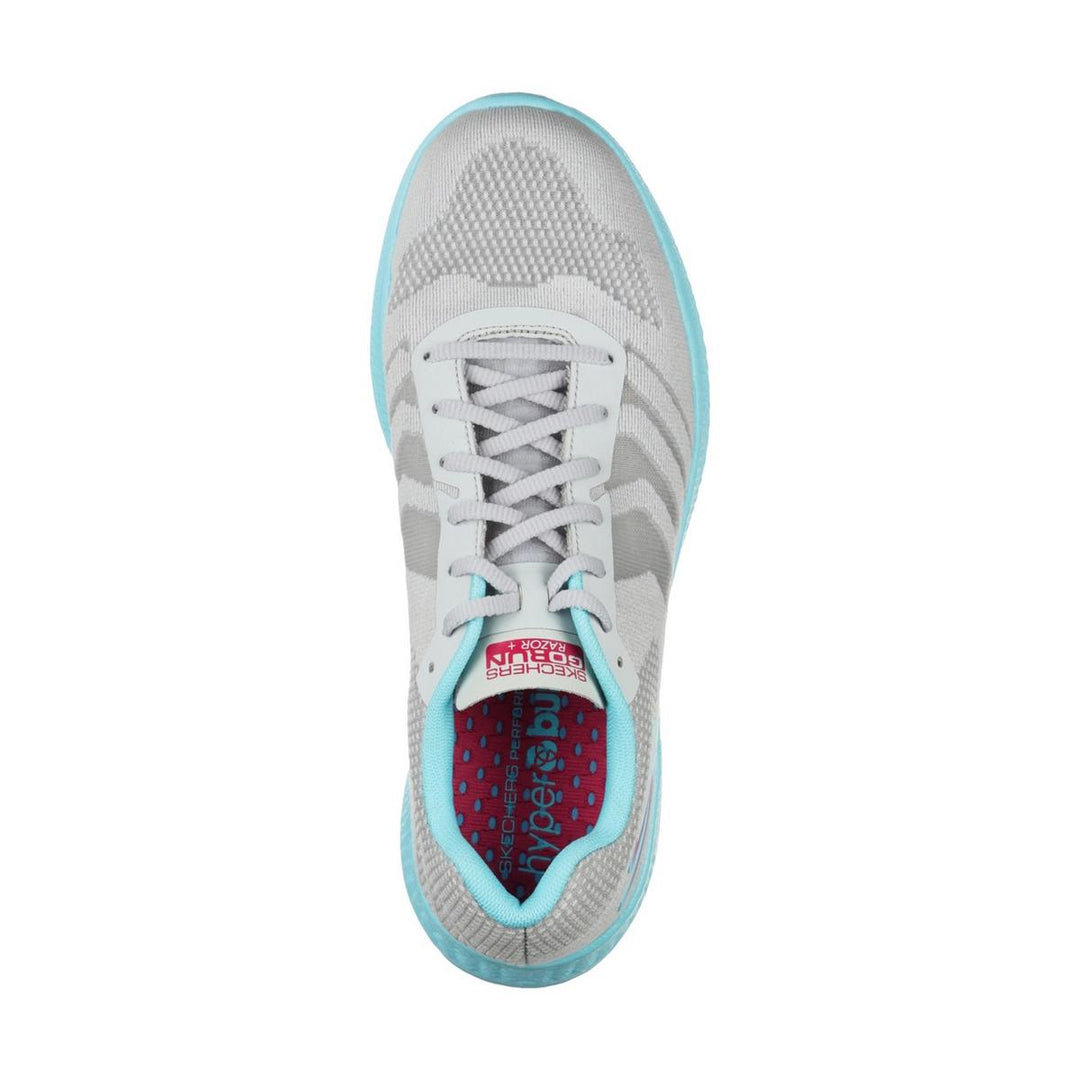 Skechers Performance Go Run Razor + Sports Shoes Grey/Aqua/P – view 4