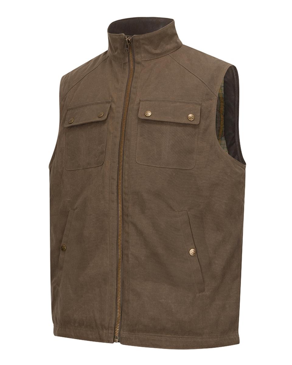 Hoggs of Fife Balfour Waxed Canvas Gilet