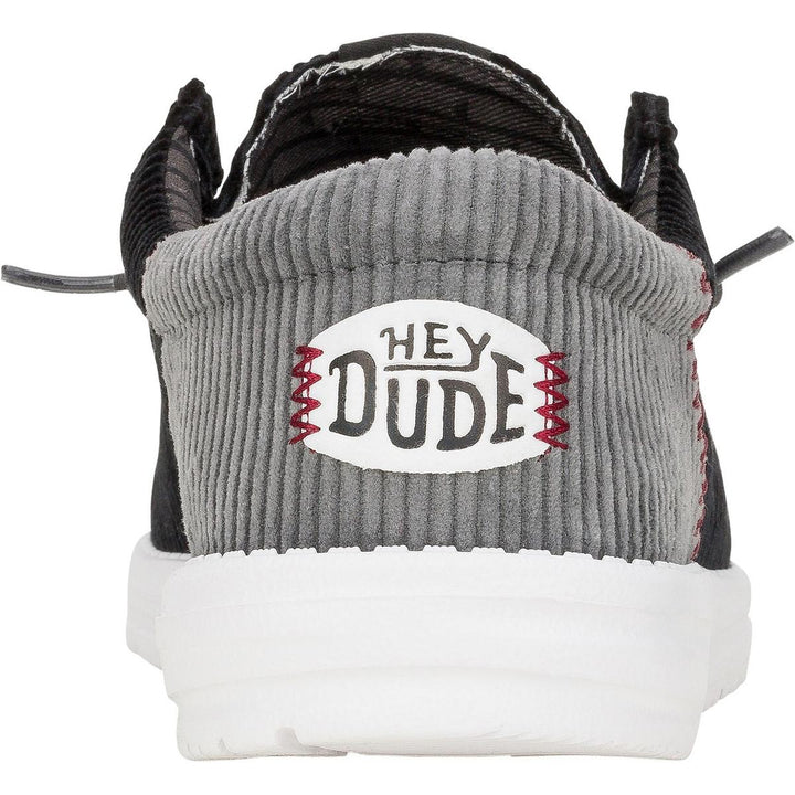 HEYDUDE Wally Funk Corduroy Shoes Black