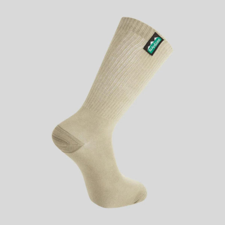 Ridgeline Unisex Cotton Light Work Socks Mid Length 3 pair