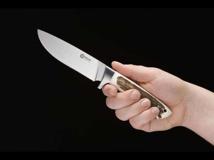 Böker Arbolito Hunter Stag Fixed Blade Hunting Knife