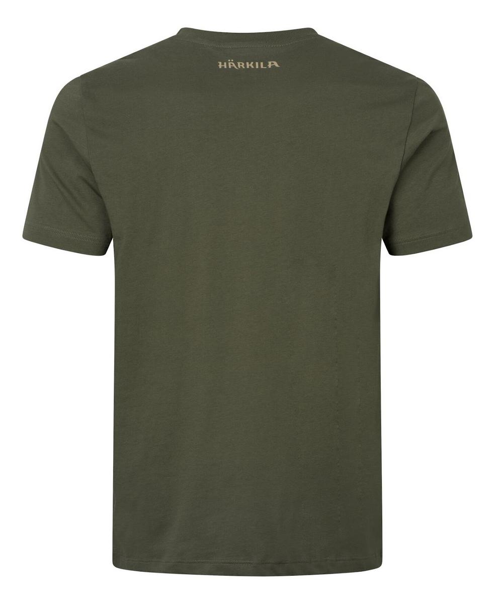 Harkila Härkila Wildboar logo S/S t-shirt Forest night – view 2