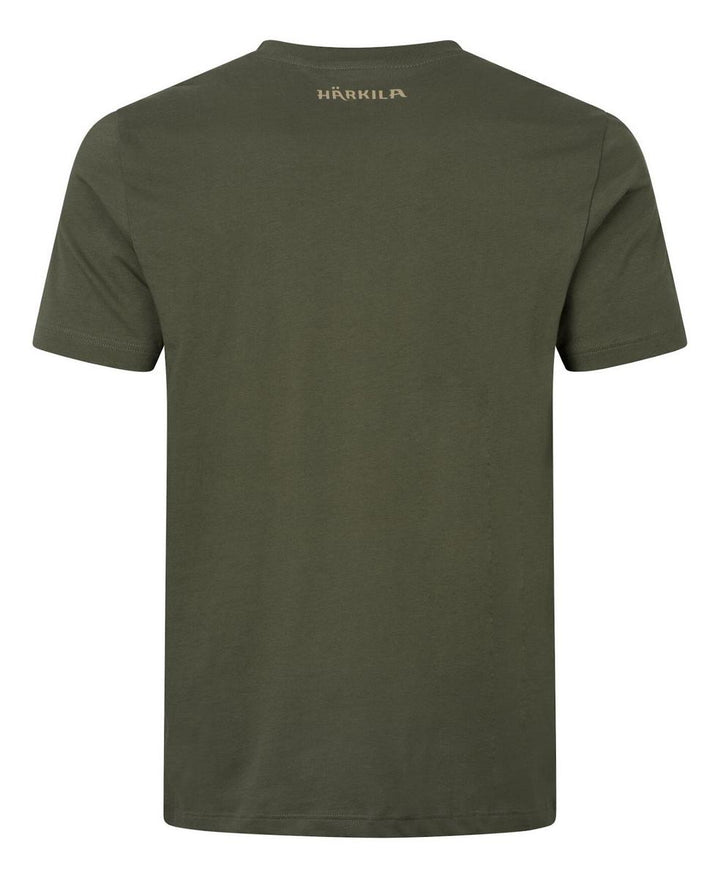 Harkila Härkila Wildboar logo S/S t-shirt Forest night – view 2