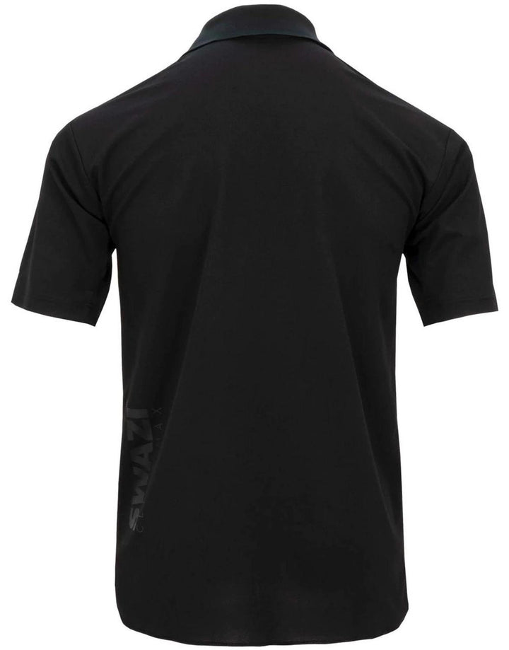 Swazi Climbmax Shirt - Black UPF 50+ protection, Long chest zip to dump heat