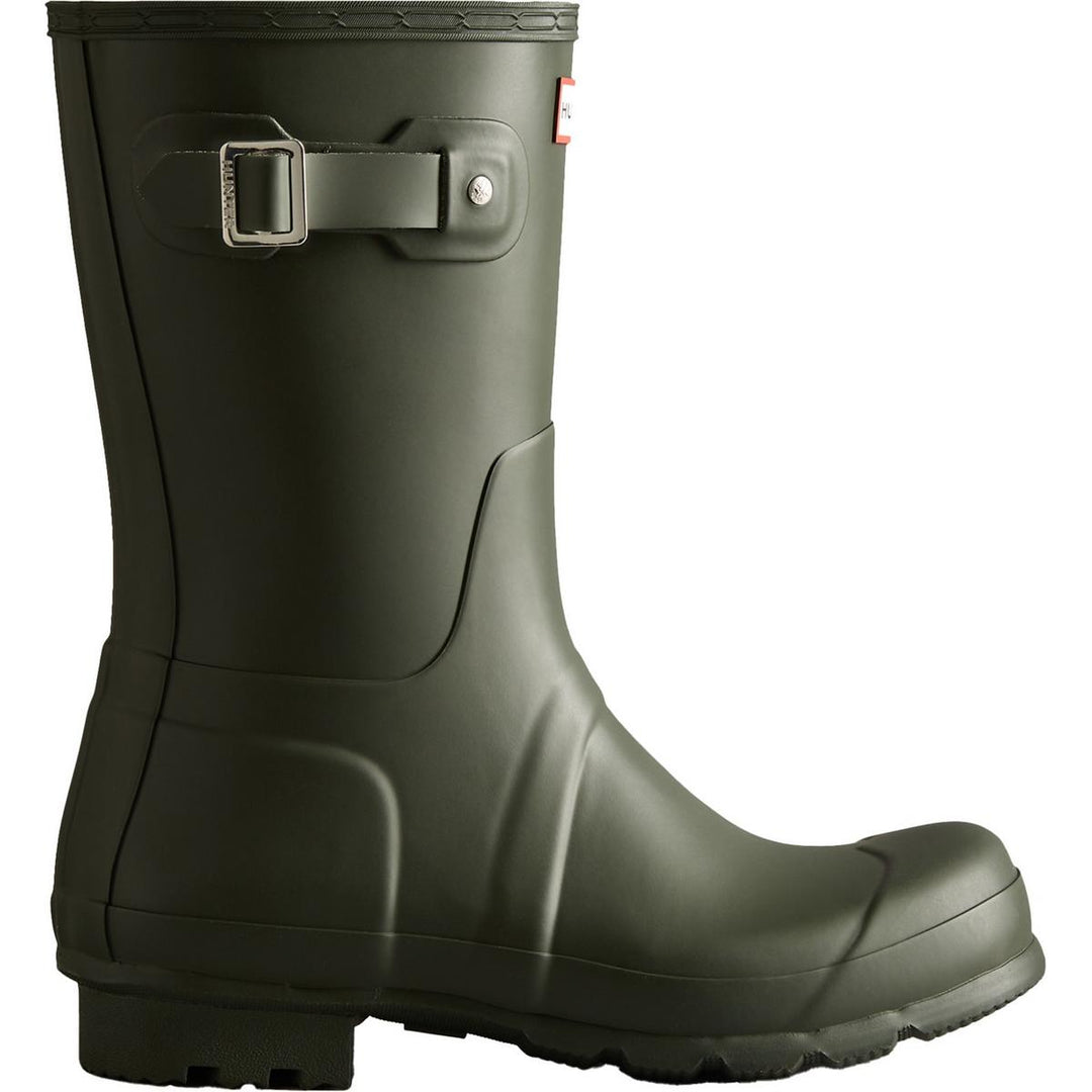 Hunter Original Short Wellington Boots Dark Olive