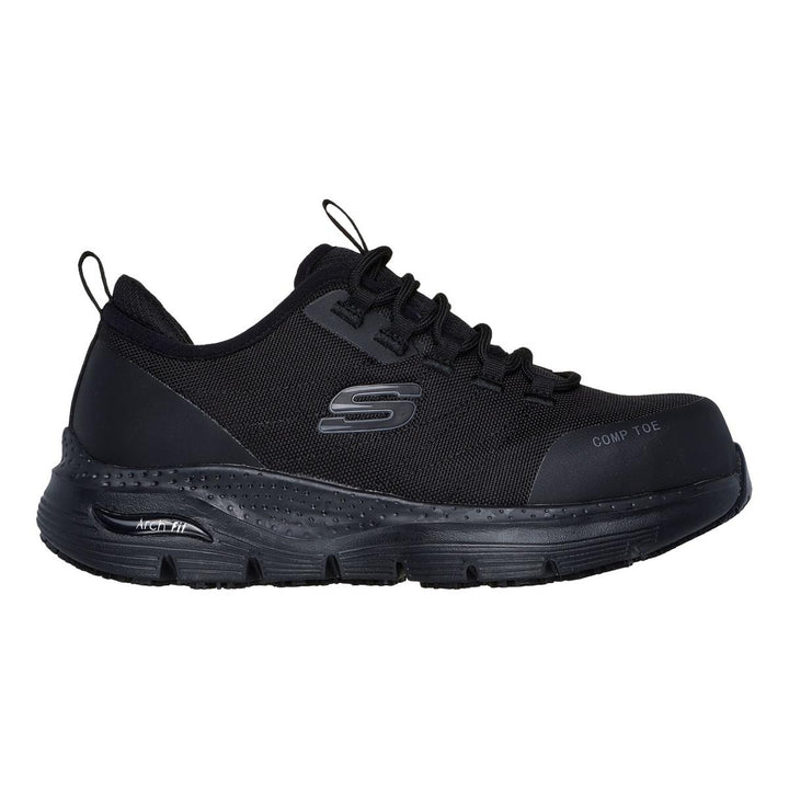 Skechers Workwear Arch Fit SR Ebinal Safety Trainers Black