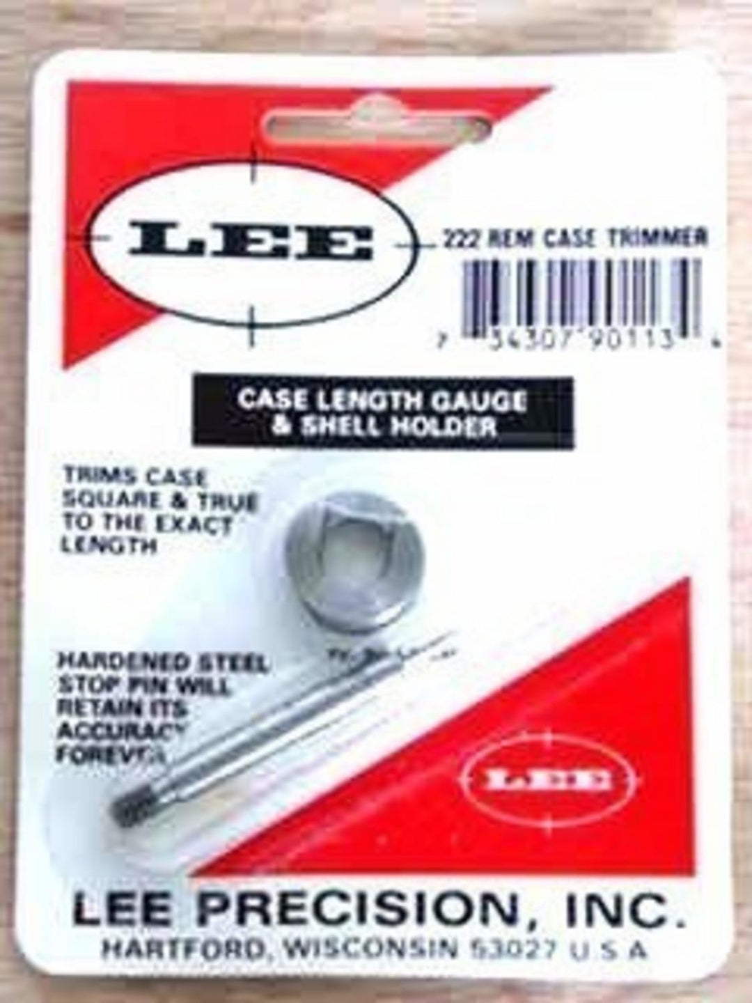 Lee Precision 222 Remington Case Length Gauge and Shell Holder