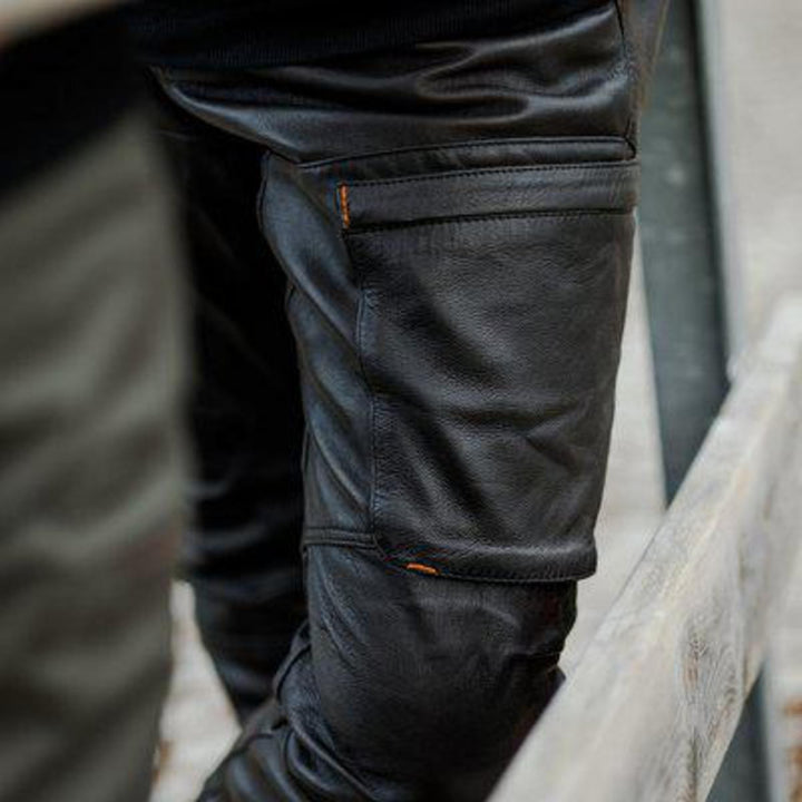 SwedTeam Bull Pro Leather Trousers Brown