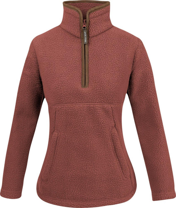Jack Pyke Ladies Half Zip Sherpa Fleece Pullover
