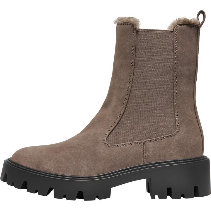 ONLY BETTY-9 WARM LINED Boot Brown Stone
