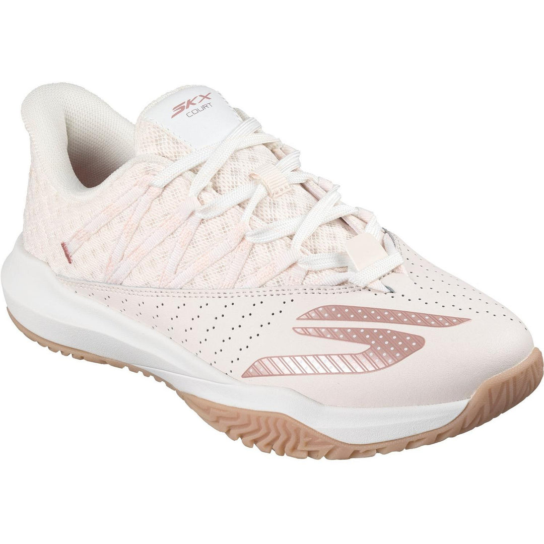 SKECHERS VIPER COURT RALLY Light Pink Leather/Mesh