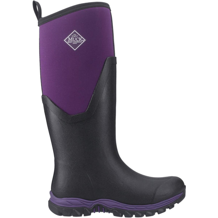 Muck Boots Arctic Sport II Tall Wellington Black/Acai – view 5