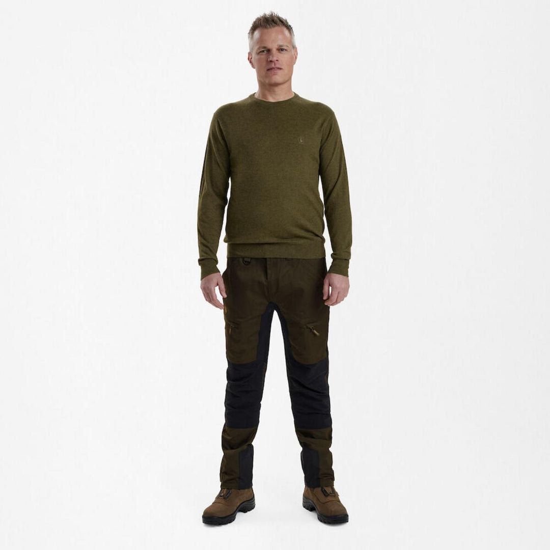 Deerhunter Kingston Knit w. O-neck Cypress