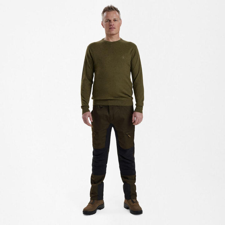 Deerhunter Kingston Knit w. O-neck Cypress