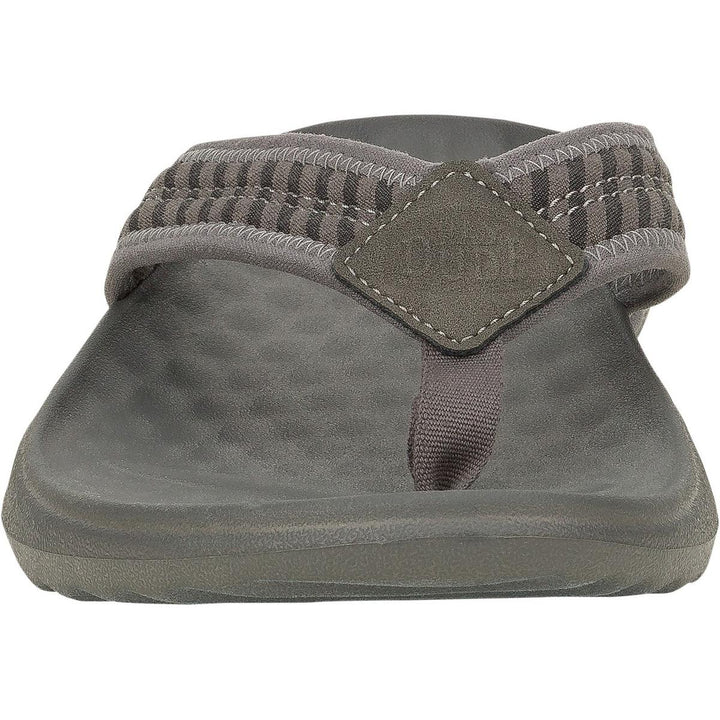 HEYDUDE Myers Flip Nu Prep Sandal Black/Granite Grey