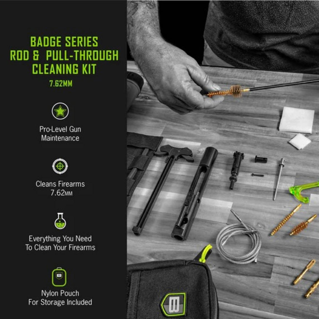 Breakthrough Clean Badge Series Rod & Pull-Through Kit 7.62mm