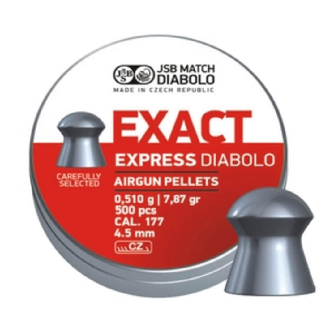 JSB Exact Express .177 Airgun Pellets 7.87gr 500pk