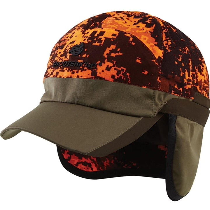 ShooterKing Huntflex Reversible Hunting Cap Brown Olive/Blaze – view 2