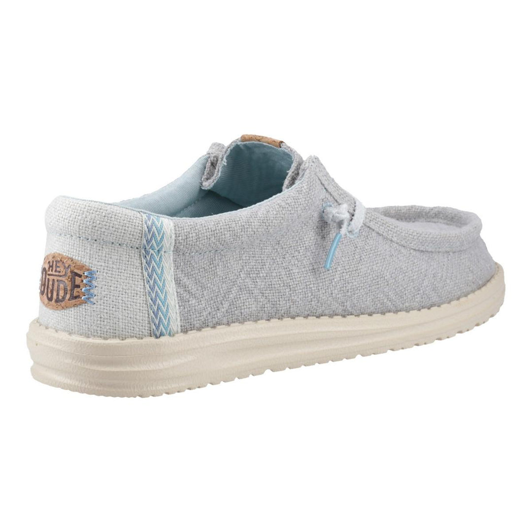 HEYDUDE Wally Jute Shoes Cloud Blue/Dawn Blue