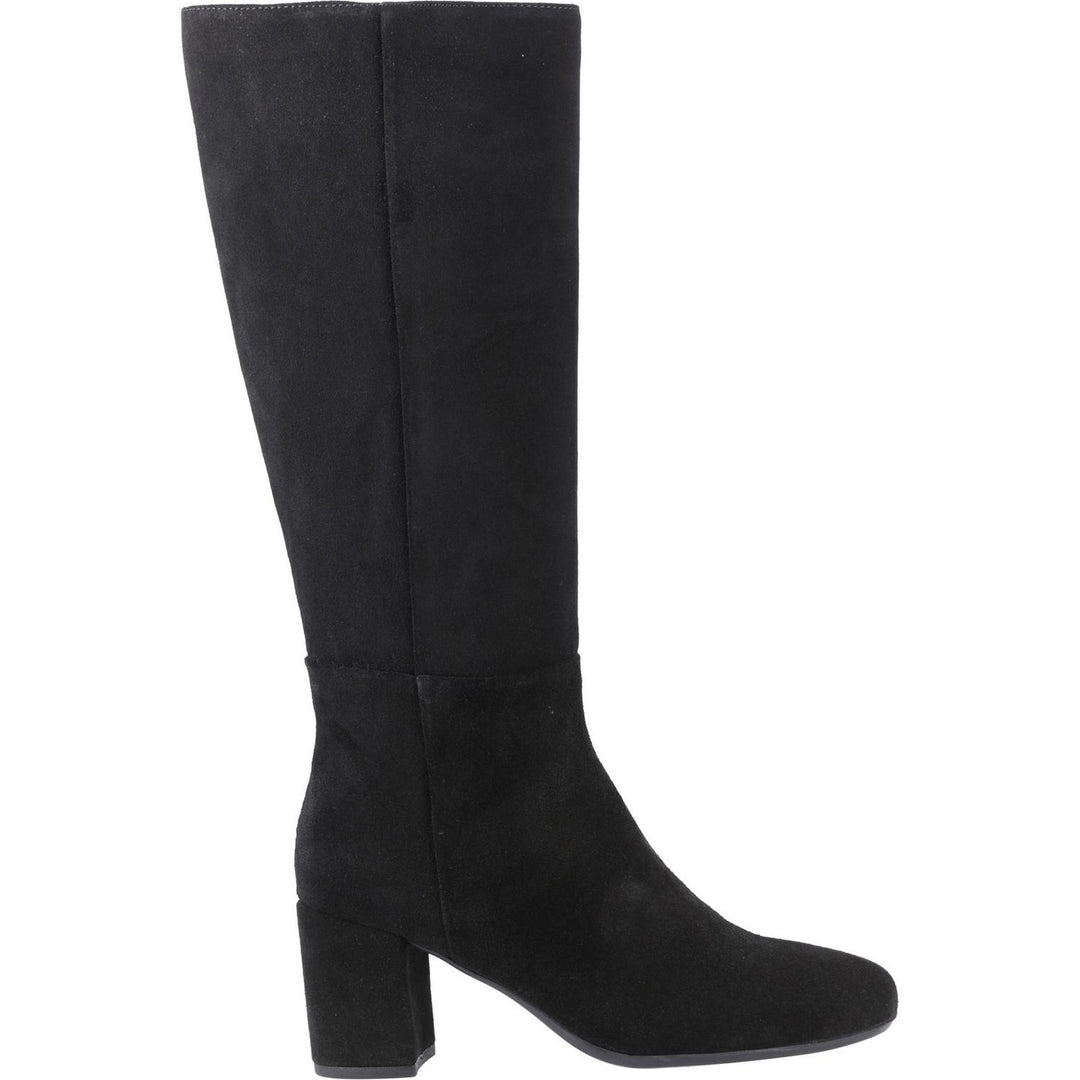 Oprah Suede Long Boot Black