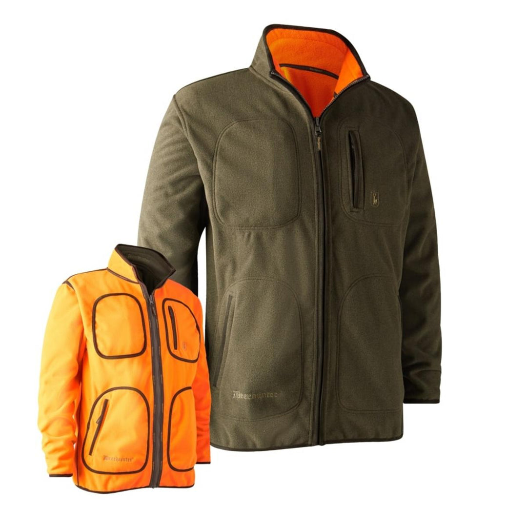 Deerhunter Gamekeeper Bonded Fleece Jacket reversible Orange