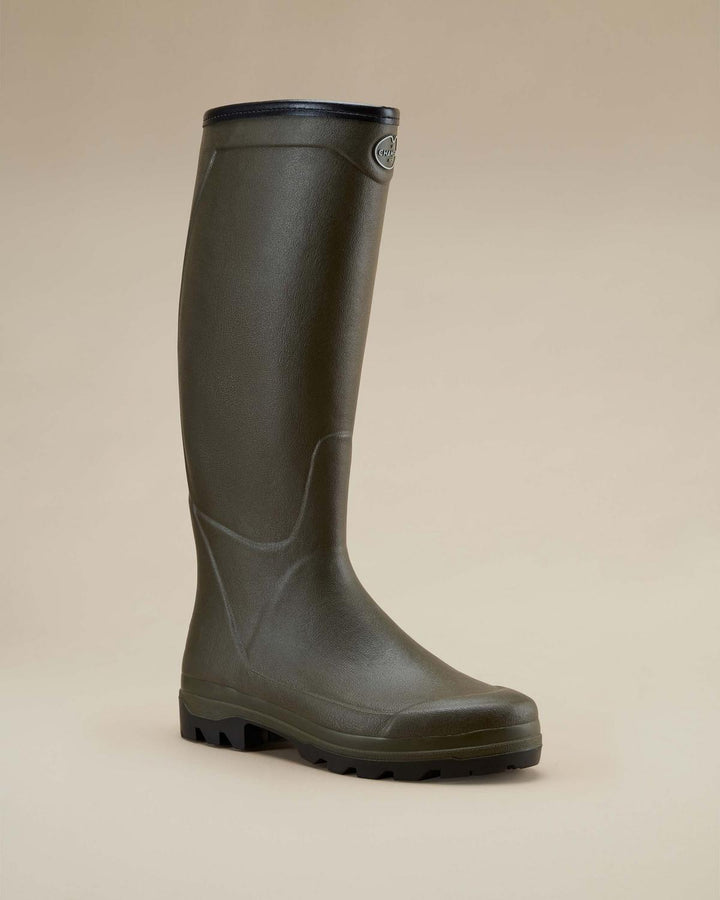 Le Chameau Men's Country Cross Jersey Lined Wellington Boot