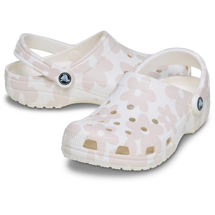 Classic Pop Petals Clog Chalk/Multi