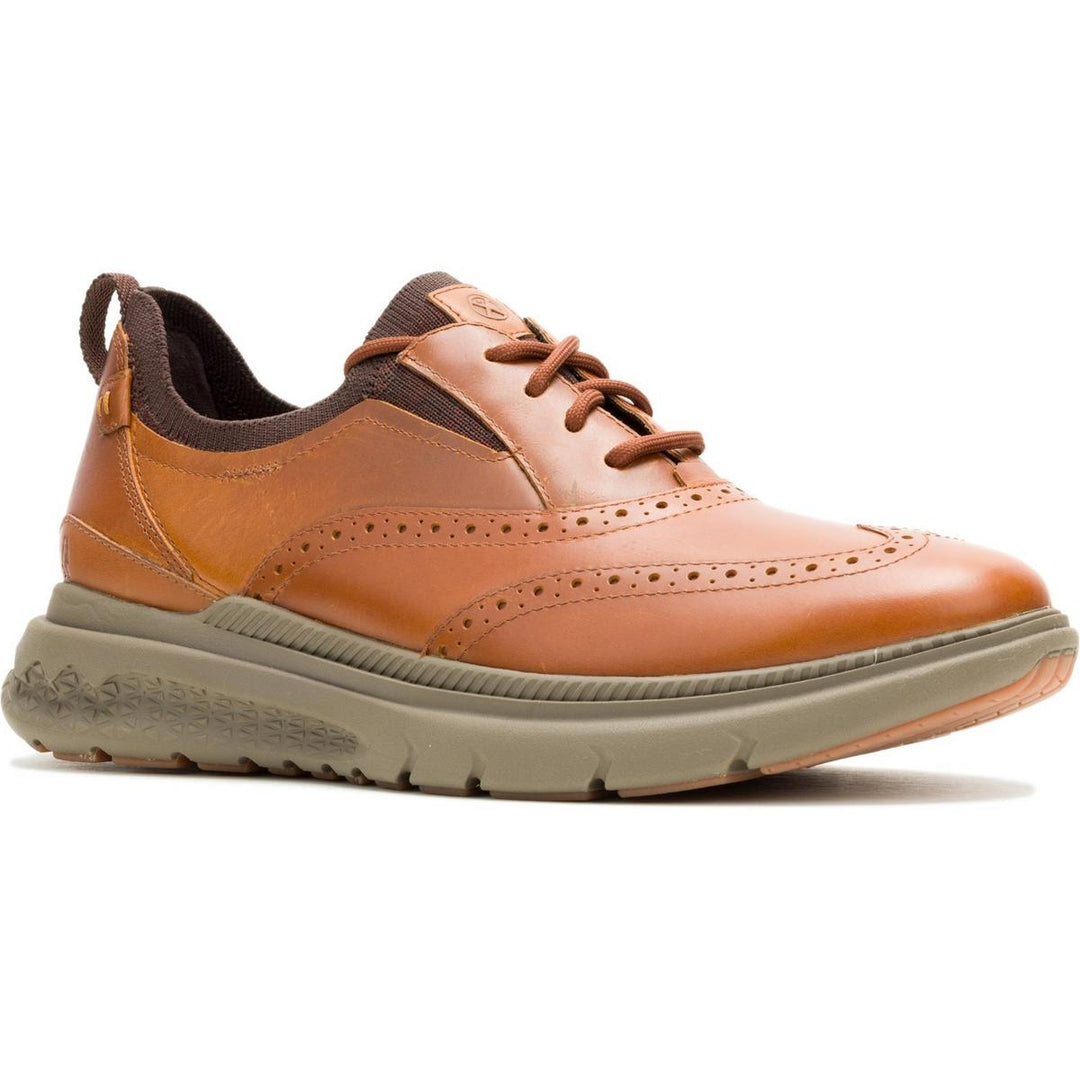 Hush Puppies Excel Wingtip Cognac