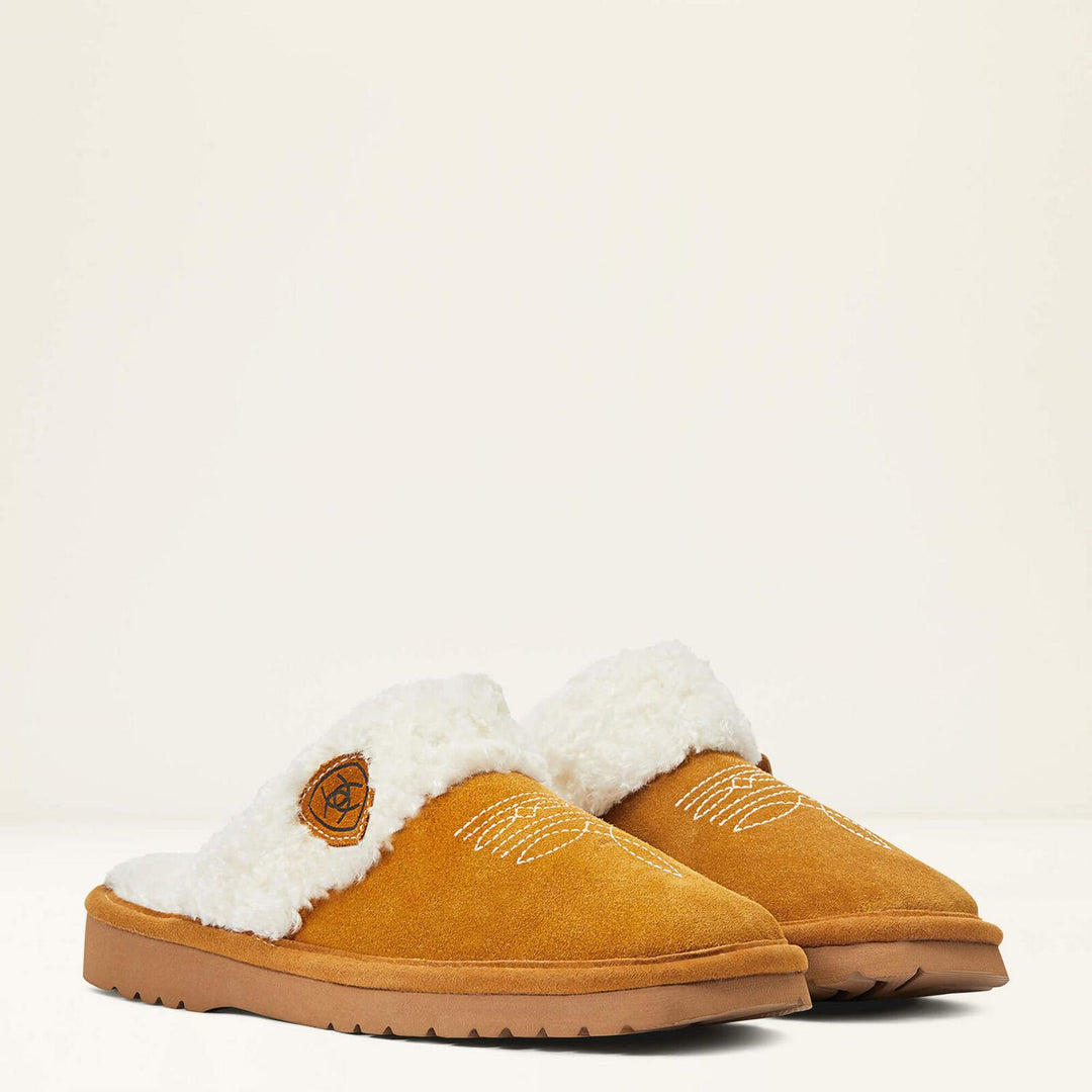 Ariat Ladies Jackie Square Toe Slipper Chstnt
