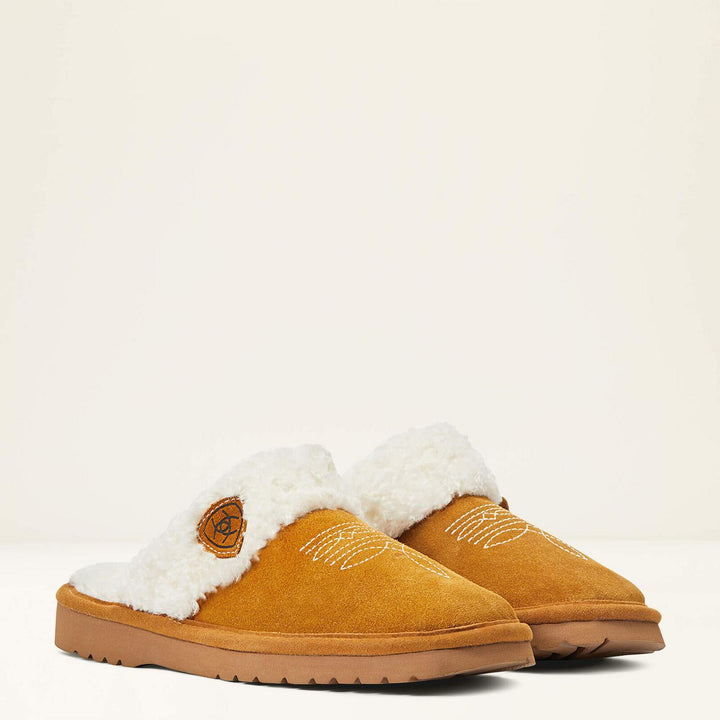 Ariat Ladies Jackie Square Toe Slipper Chstnt