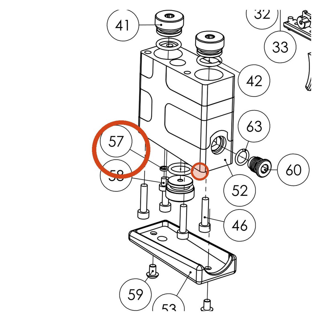 FX Plastic Washer 5.3x3.1x1 19736