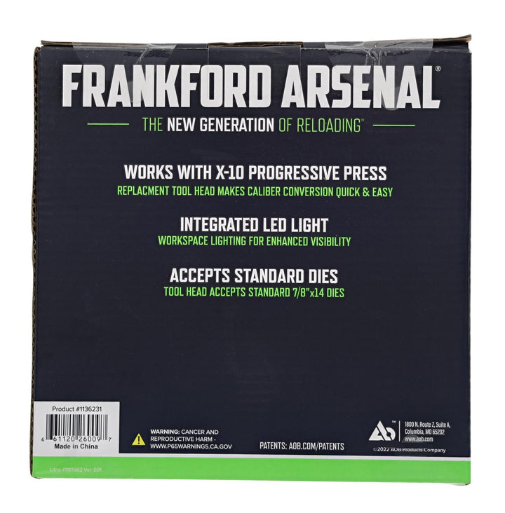 Frankford Arsenal X-10 .38 Super Bullet Feeder Conversion Kit