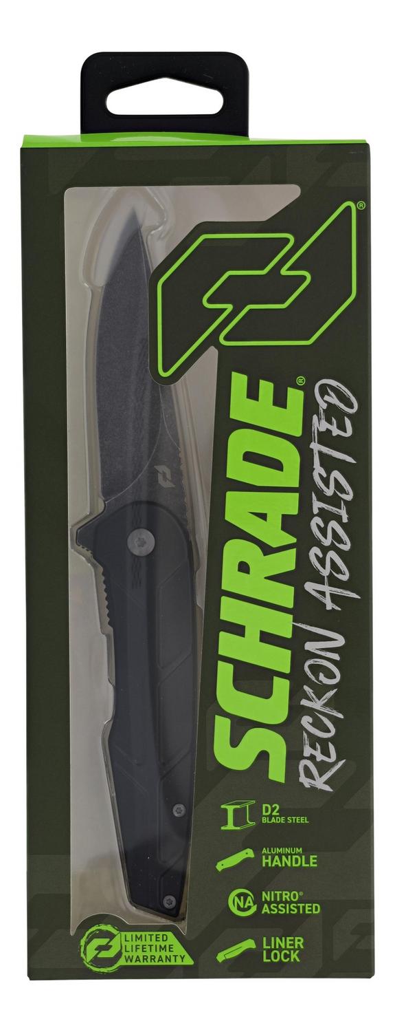 Schrade Reckon Assisted Opening Folding Knife – view 2