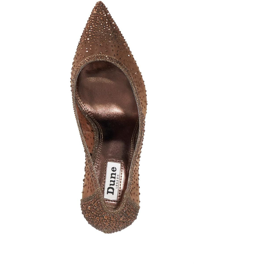 Dune Brightest Court Shoes Dark Brown