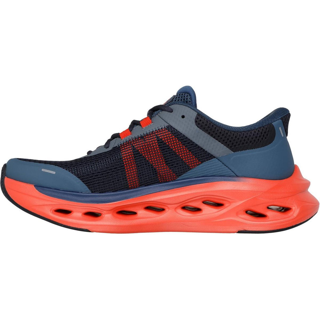 Skechers Performance Max Cushioning Glide-Step Trainer Navy/Orange