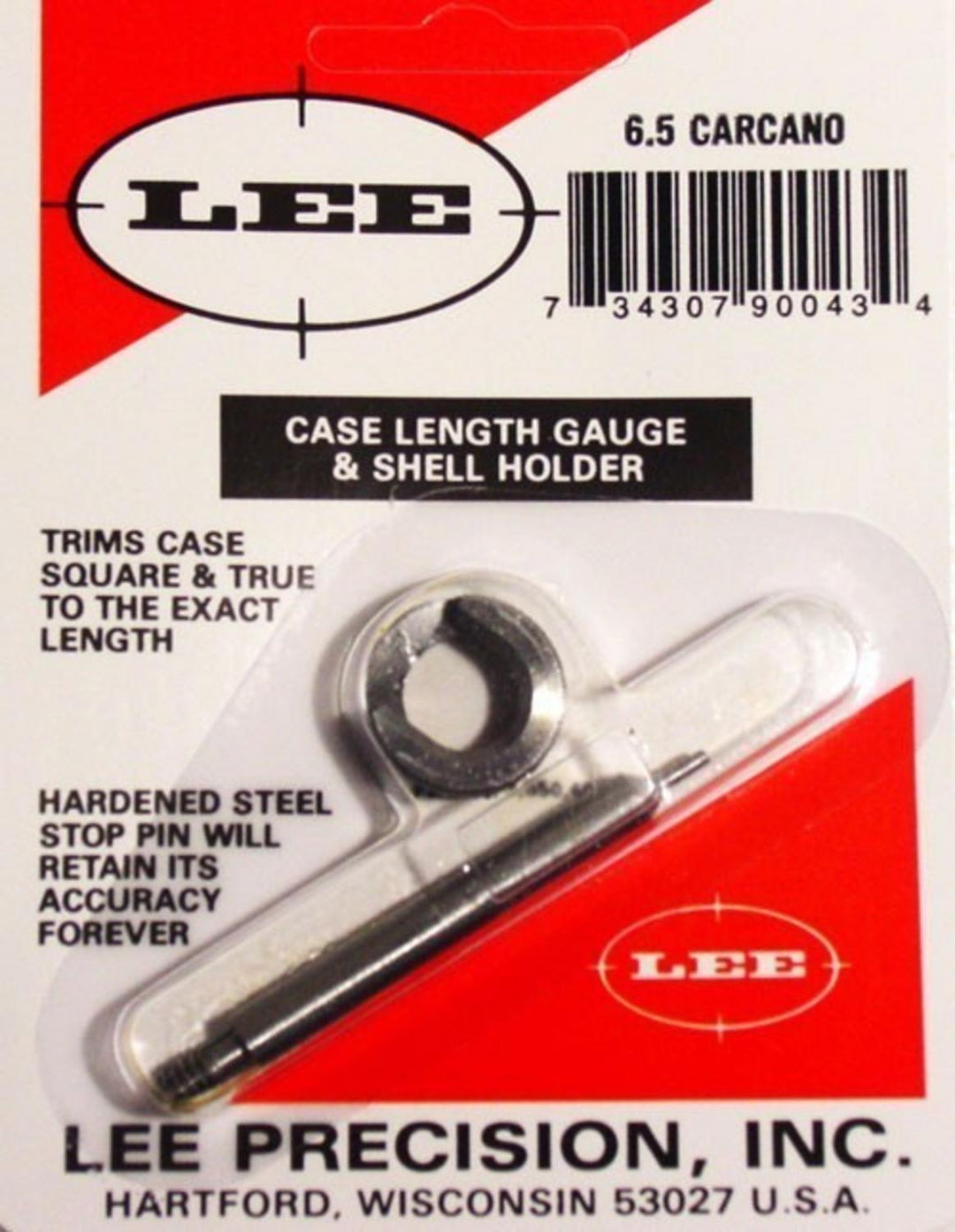 Lee Precision 6.5 Carcano Case Length Gauge and Shell Holder