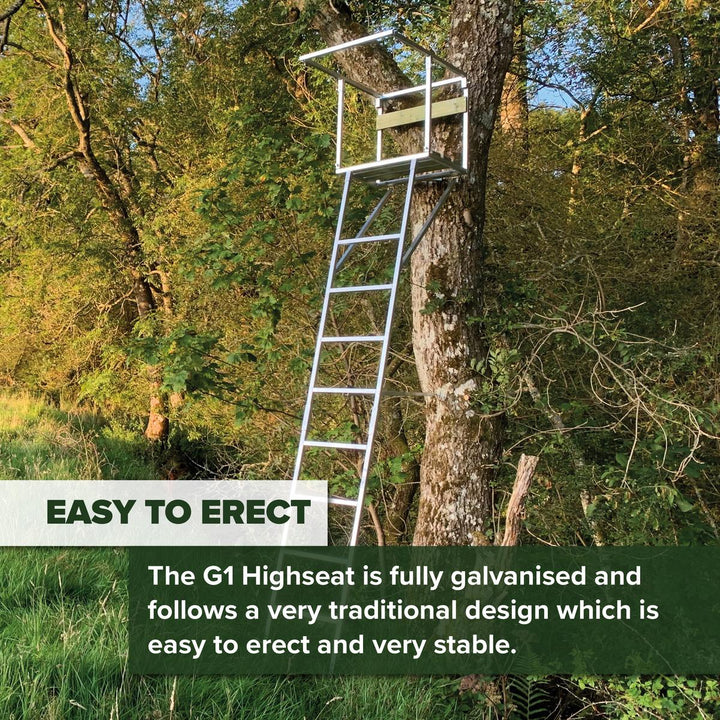 BushWear G1 One Man Galvanised Highseat