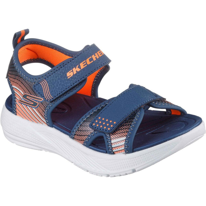 Skechers Microspec-Splash Sandal Navy/Orange