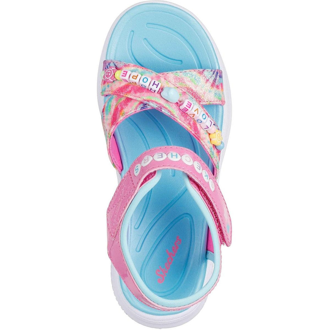 Skechers Jumpsters Tie Dye BFFs Sandal Pink/Multi