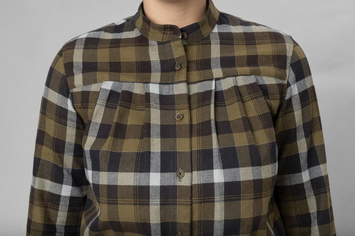 Harkila Sigrid L/S shirt Women Willow green/Phantom
