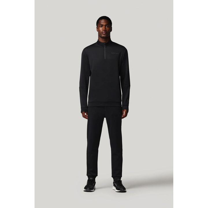 Castore FLEX 1/4 ZIP SWEATSHIRT CASTORE BLACK/CASTORE GUNMET