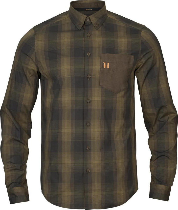 Harkila Akkan L/S shirt Willow green/Shadow